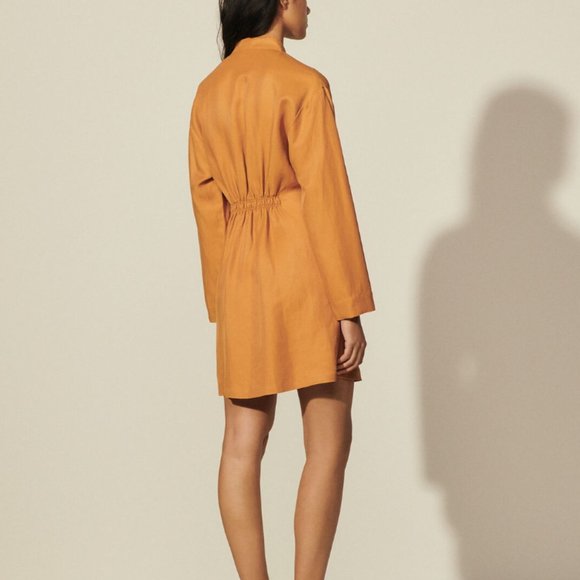 🟥 HOLIDAY SPECIAL 🟥  Sandro AMARIA Linen Blend MIni Dress - Picture 2 of 3